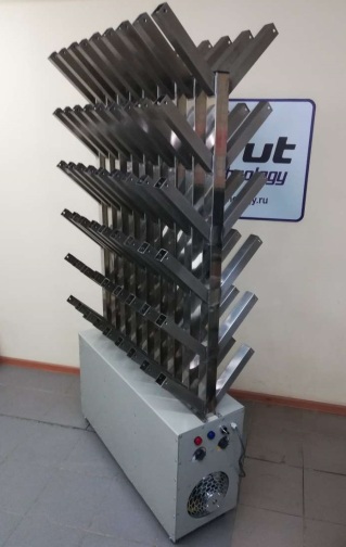 Модуль для сушки обуви Спрут Инокс В-54 (1100м3/час) с водяным теплоносителем